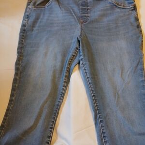 EVRI Women's Straight Leg Stretch Blue Jeans